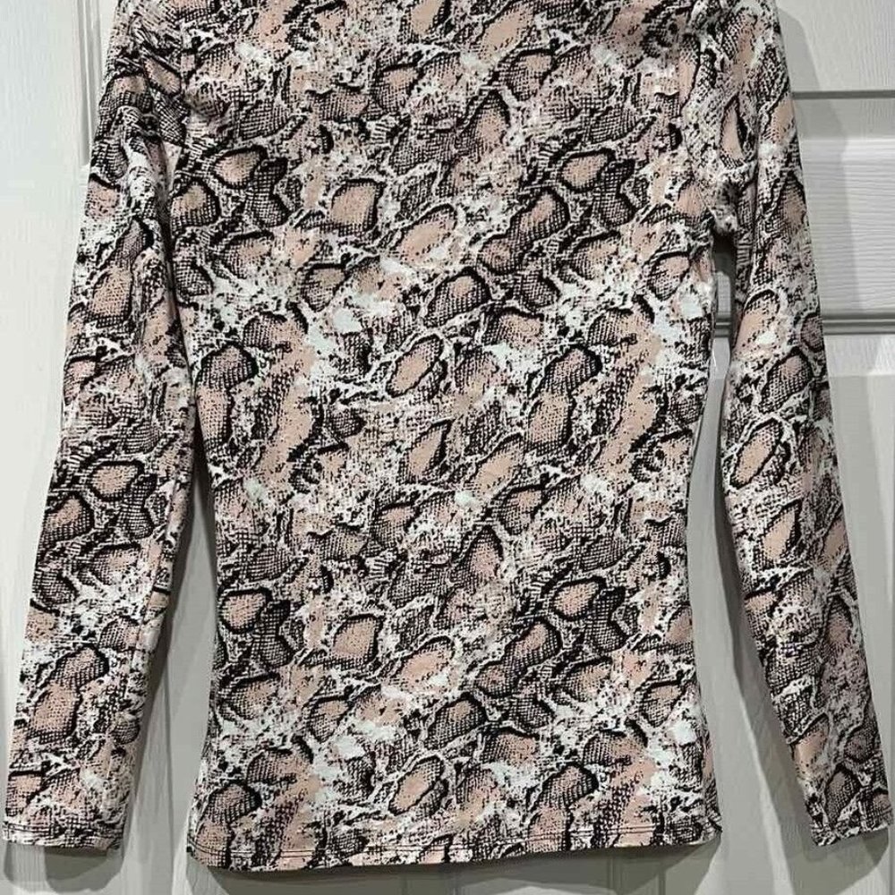 Boston Proper So Sexy Python Square Neck Top Size… - image 6